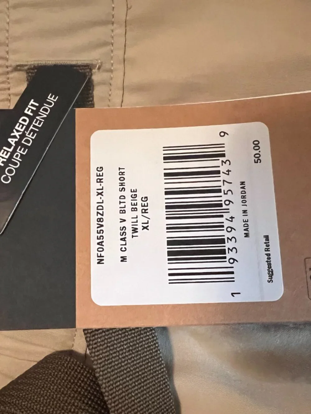North Face XL Mens Cargo Shorts NWT